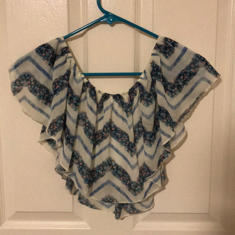 Floral crop top